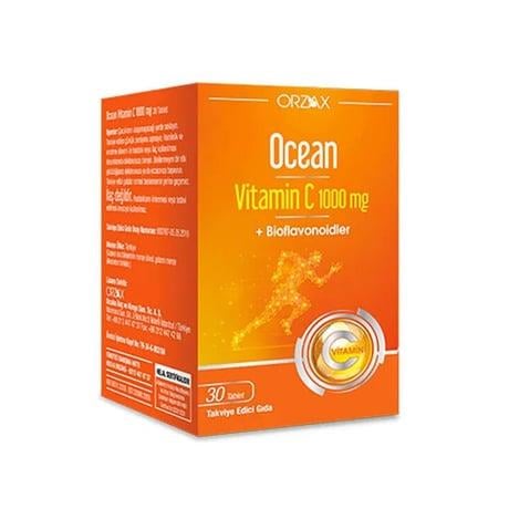 OCEAN VİTAMİN C 1000MG 30 TABLET BIOFLAVONOIDLER