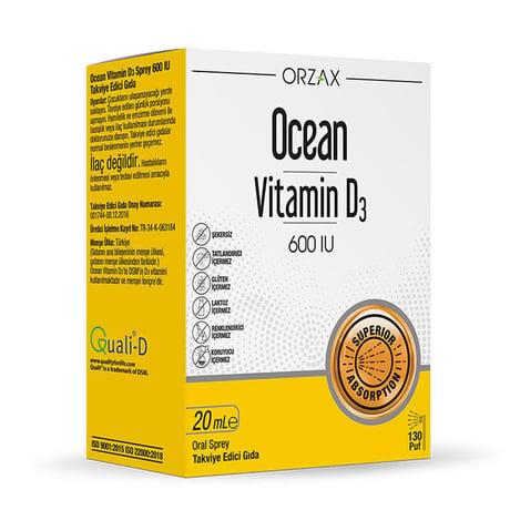 OCEAN VITAMIN D3 600IU SPREY 20ML
