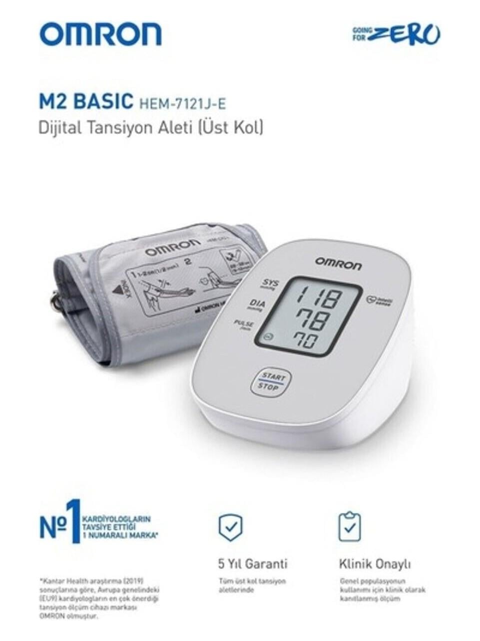 OMRON M2 BASIC DİJİTAL TANSİYON ALETİ