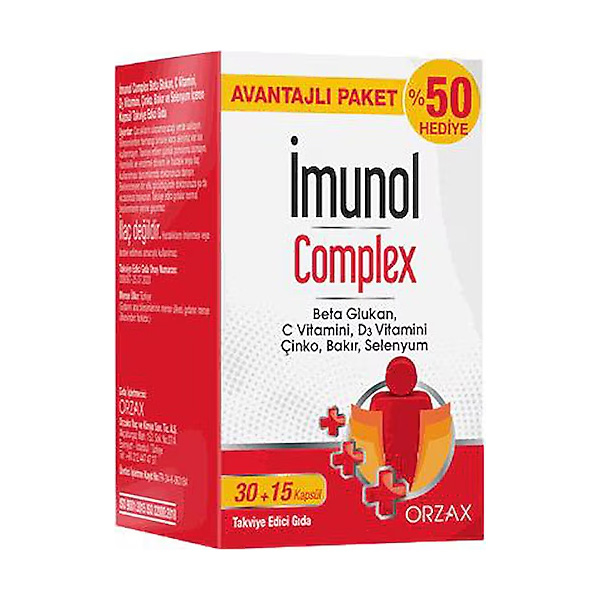 Orzax İmunol Complex 45 Kapsül