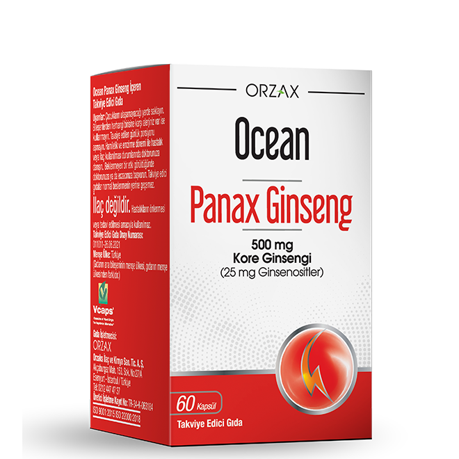 Orzax Panax Ginseng 60 Kapsül
