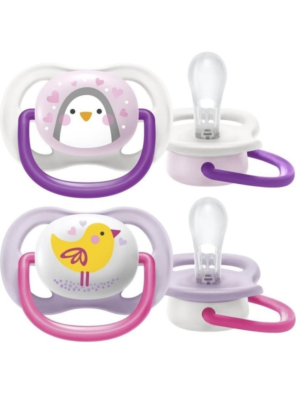 PHILIPS AVENT ULTRA AIR ANIMALS 0-6 AY 2 ADET EMZİK KIZ