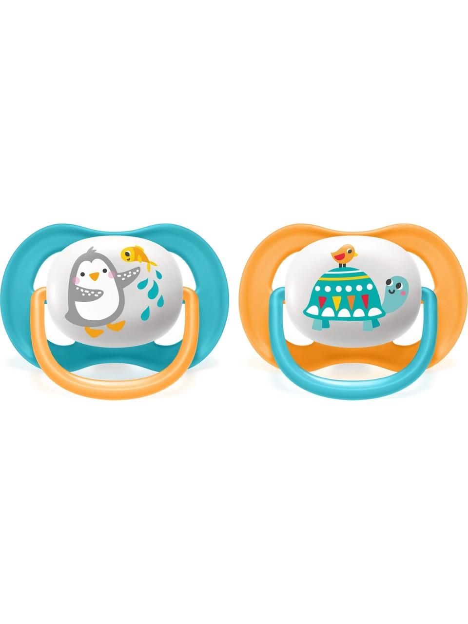 PHILIPS AVENT ULTRA AIR ANIMALS 6-18 AY EMZİK 2 ADET ERKEK
