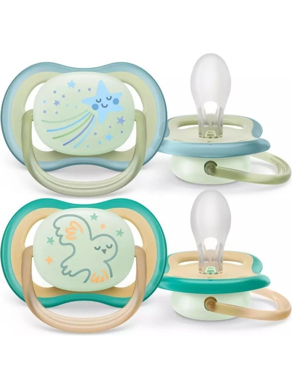 PHILIPS AVENT ULTRA AIR NIGHTTIME GECE EMZİK 0-6 AY ERKEK 2 ADETX6