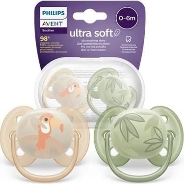 PHILIPS AVENT ULTRA SOFT SİLİKON EMZİK 0-6 AY ERKEK 2 ADETX6