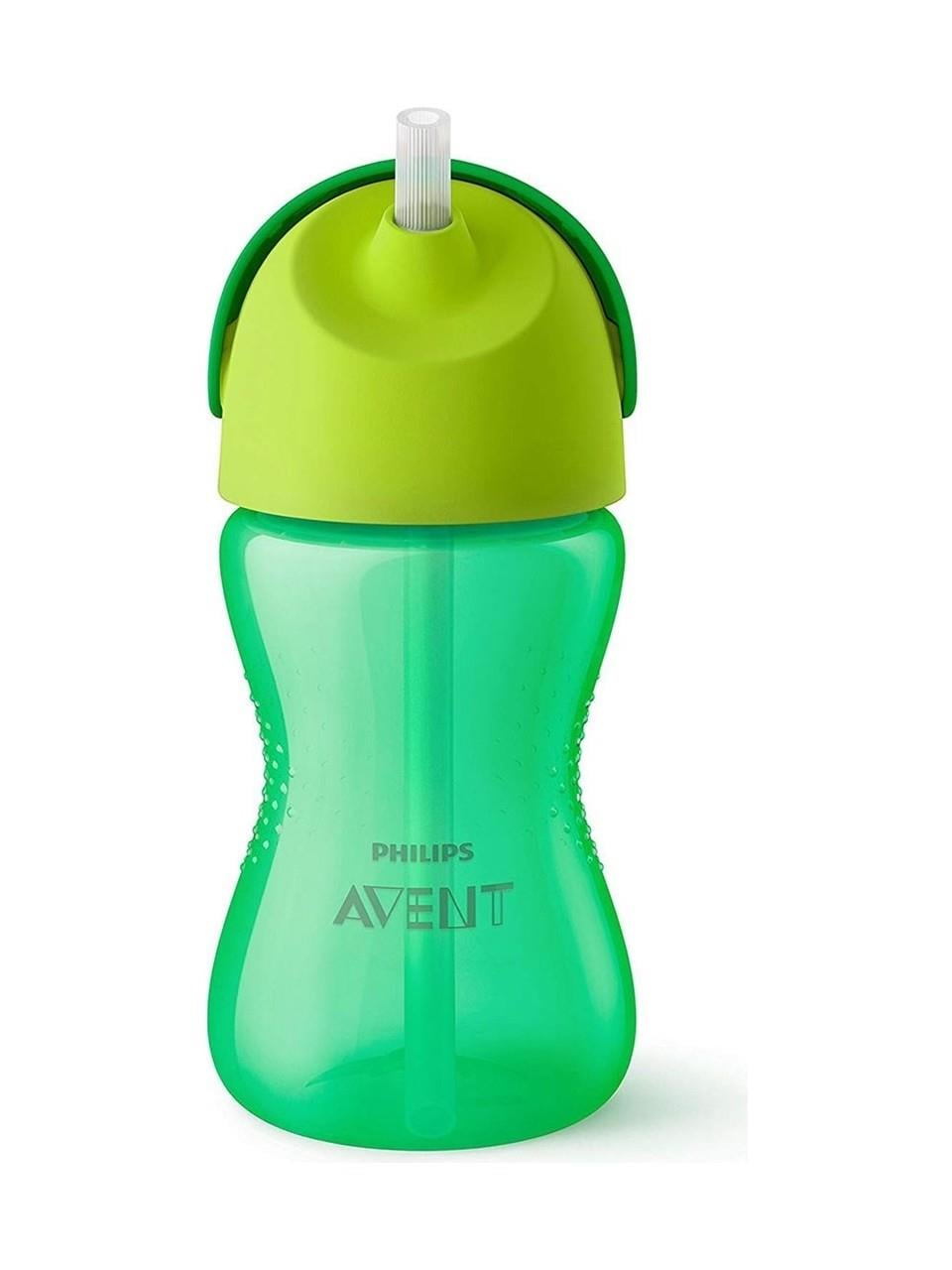 PHILIPS AVENT YENİ DESENLİ PİPETLİ BARDAK 12 AY+ 300ML YEŞİL