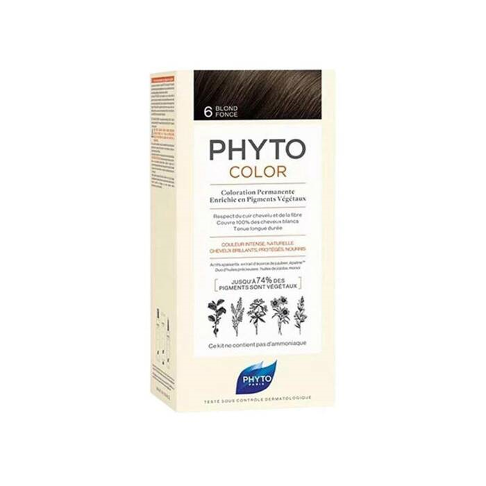 Phyto Phytocolor Bitkisel Saç Boyası 6 - Koyu Kumral