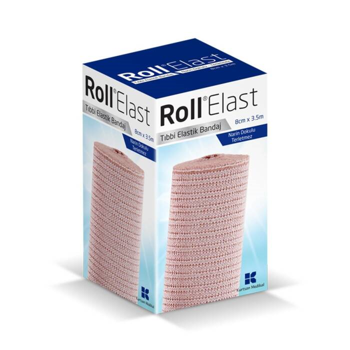 Roll Elast Bandaj Ten Rengi 8 cm x 3,5 m