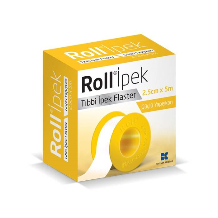 Roll İpek Tıbbi İpek Flaster 2,5 cm x 5 m