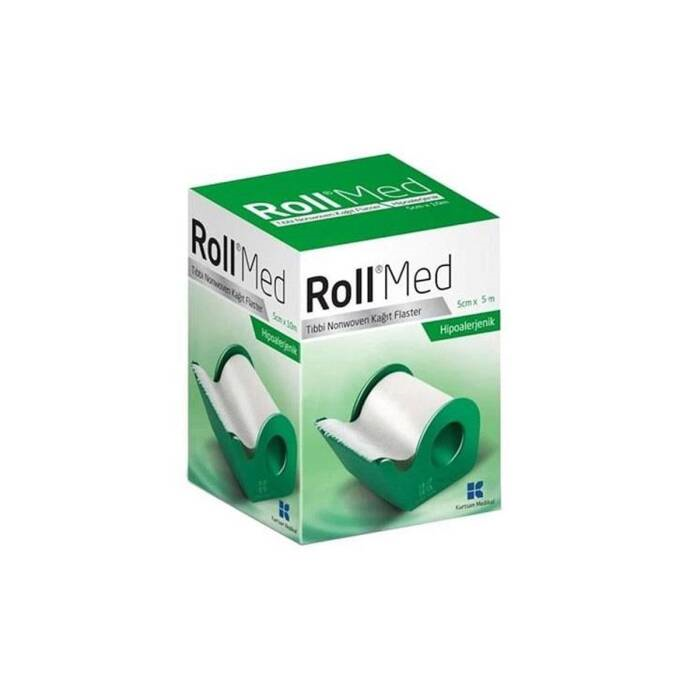 Roll Med Tıbbi Nonwoven Kağıt Flaster 5 cm x 5 m