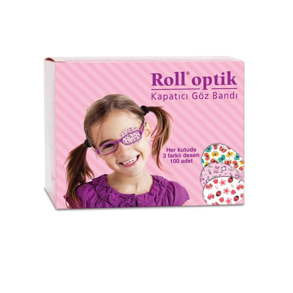 Roll Optik Kapatıcı Göz Bandı 100 Adet / KIZ