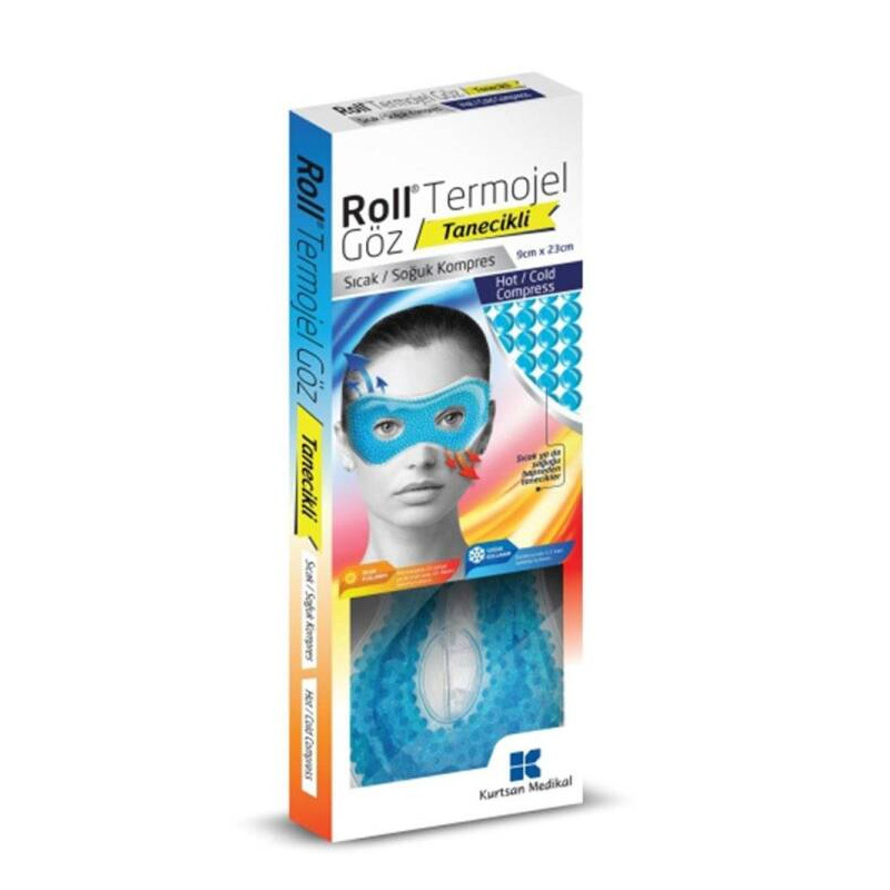 Roll Termojel Sıcak Soğuk Göz Tanecikli Kompres 9 cm x 23 cm