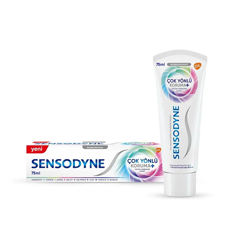 Sensodyne Diş Macunu Çok Yönlü Koruma Gelişmiş Beyazlık 75 ml