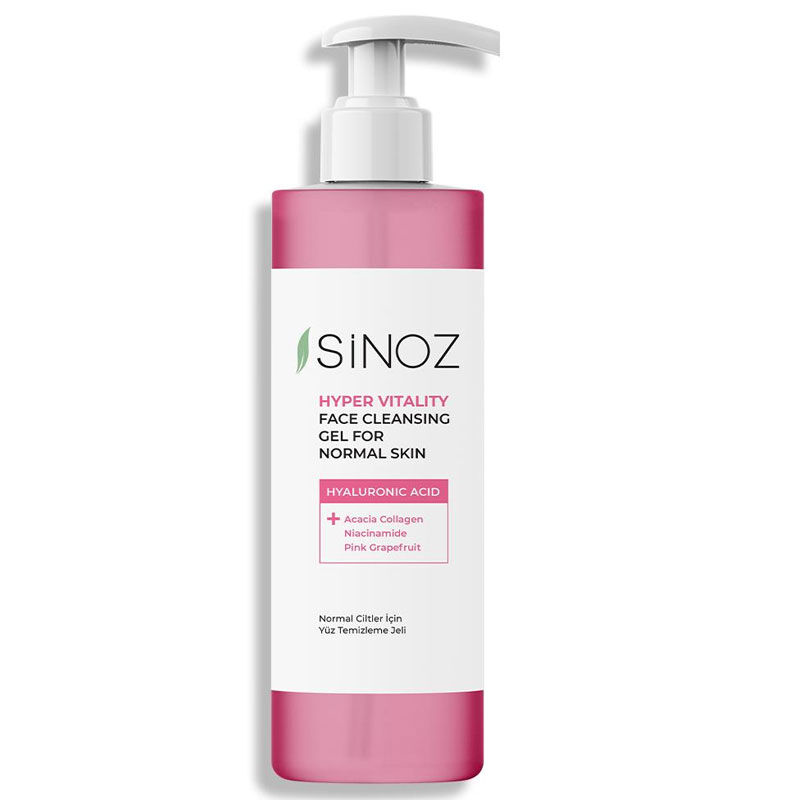Sinoz Hyper Vitality Normal Ciltler Yüz Temizleme Jeli 400 ml