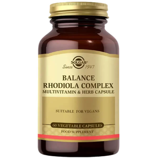 Solgar Balance Rhodiola Complex 60 Kapsül