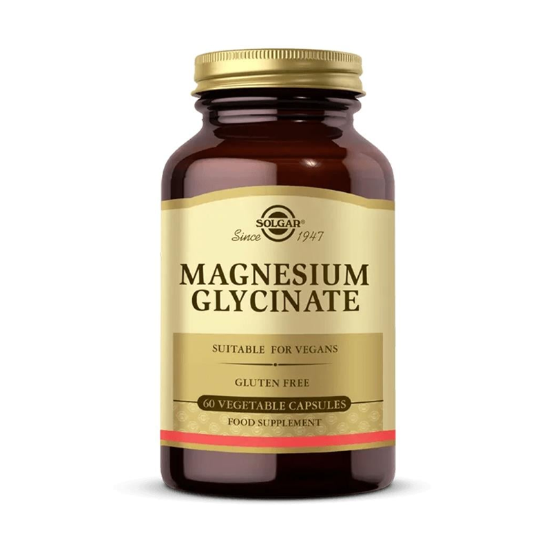 Solgar Magnesium Glycinate İçeren Takviye Edici Gıda 60 Kapsül