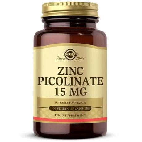 SOLGAR ZINC PICOLINATE 15MG 100 KAPSÜL
