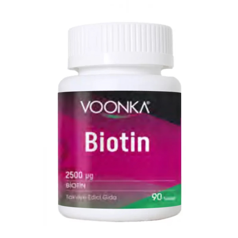 Voonka Biotin İçerikli Takviye Edici Gıda 102 Tablet
