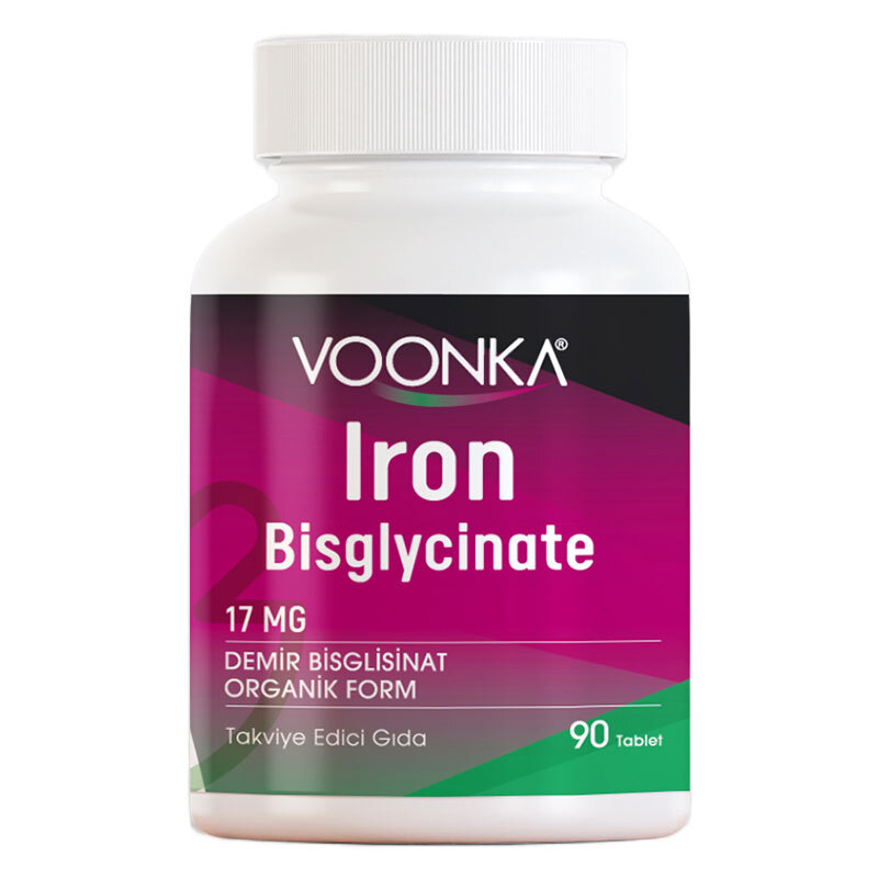 Voonka Iron Bisglycinate Demir 92 Kapsül