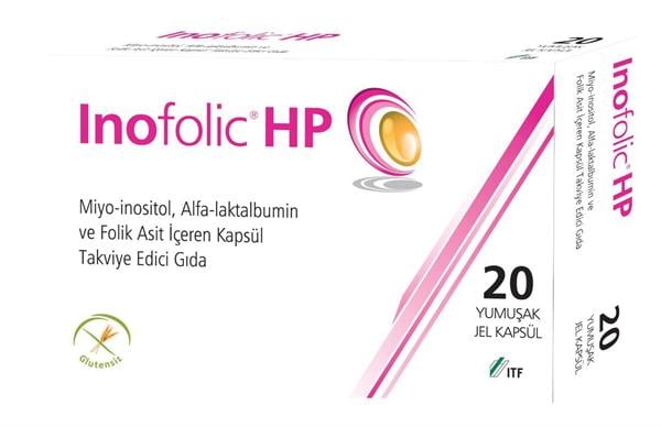 INOFOLIC HP 20 YUMUŞAK JEL KAPSÜL MİYO-İNOSİTOL ALTA LAKTALBUMİN