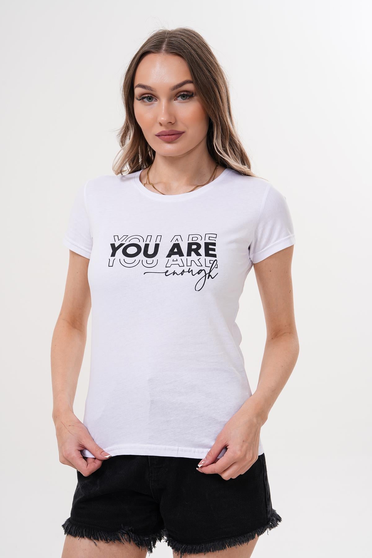 Baskılı Kadın T-Shirt