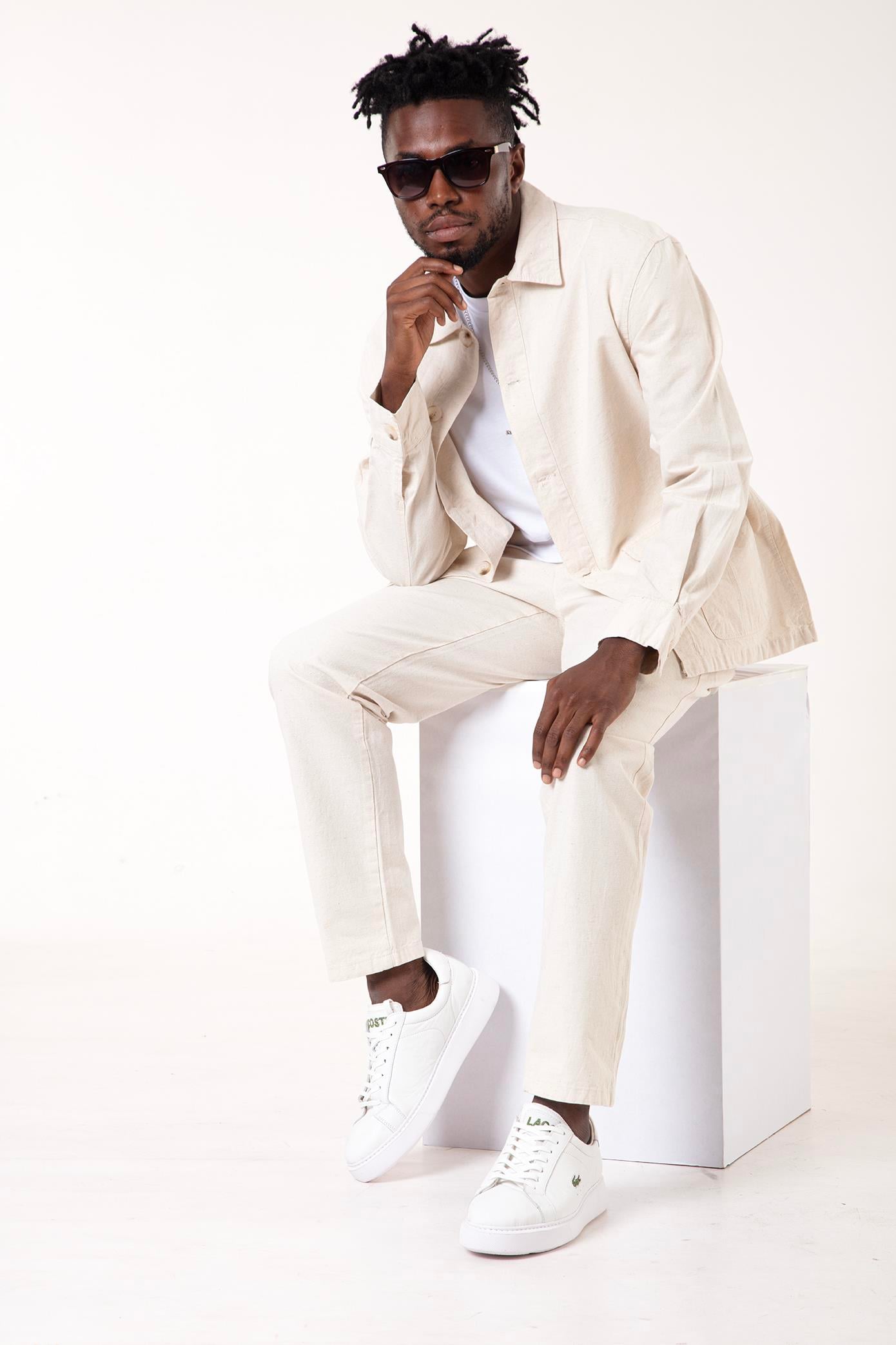 Yıkamalı Keten Takım