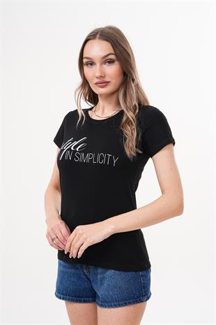 Baskılı Kadın T-Shirt