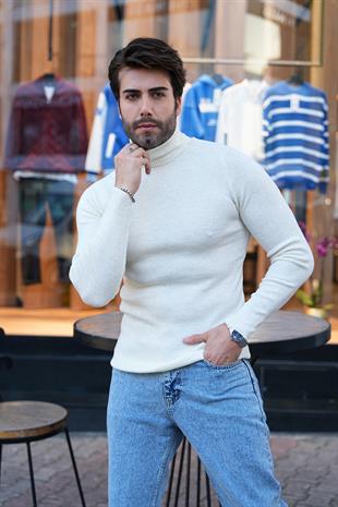 İnce Fitilli Boğazlı Kazak