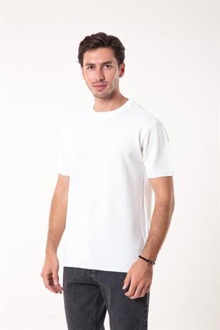Kısa Kol Triko T-Shirt