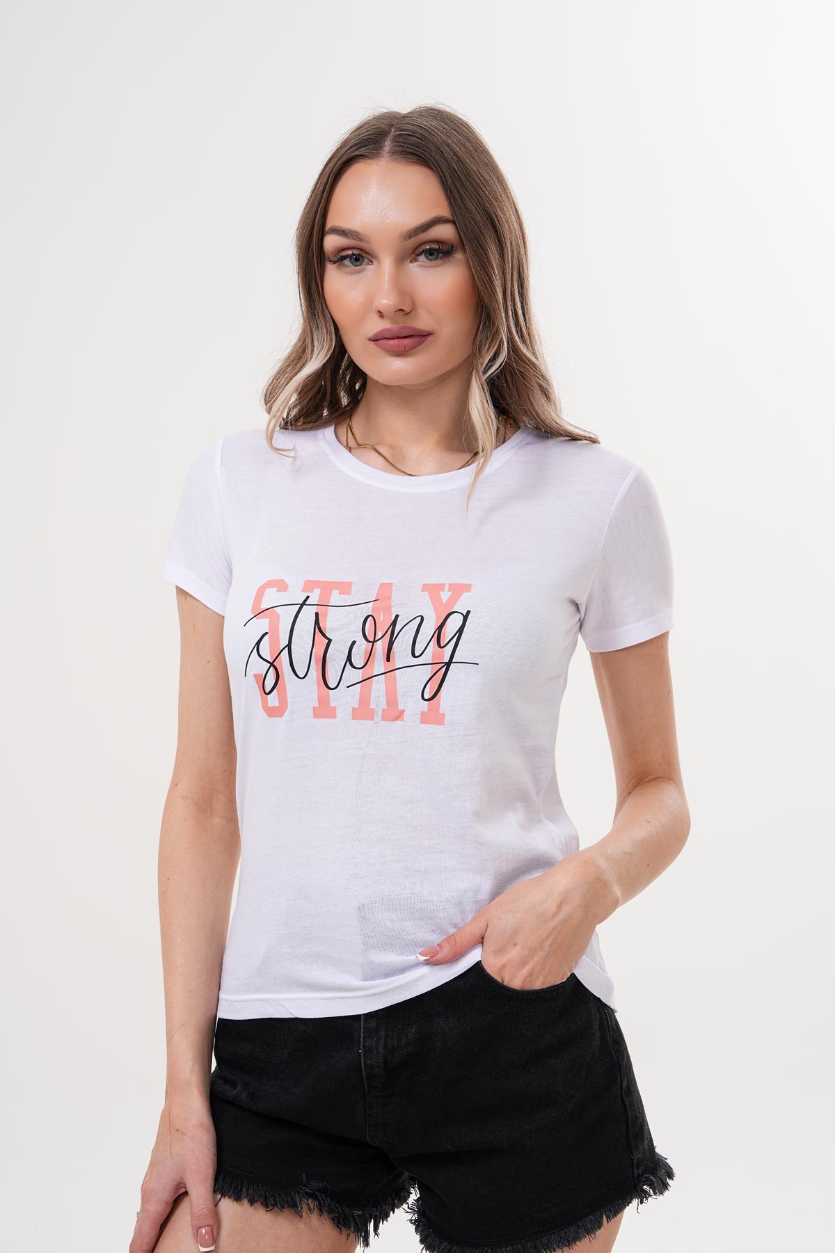 Baskılı Kadın T-Shirt