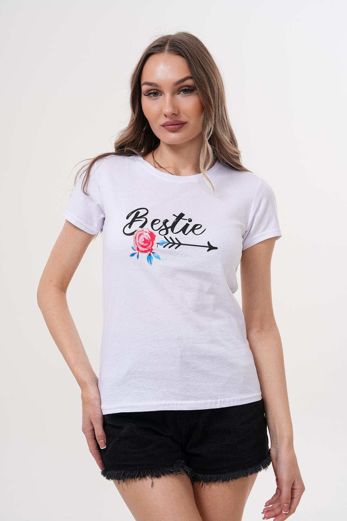 Baskılı Kadın T-Shirt