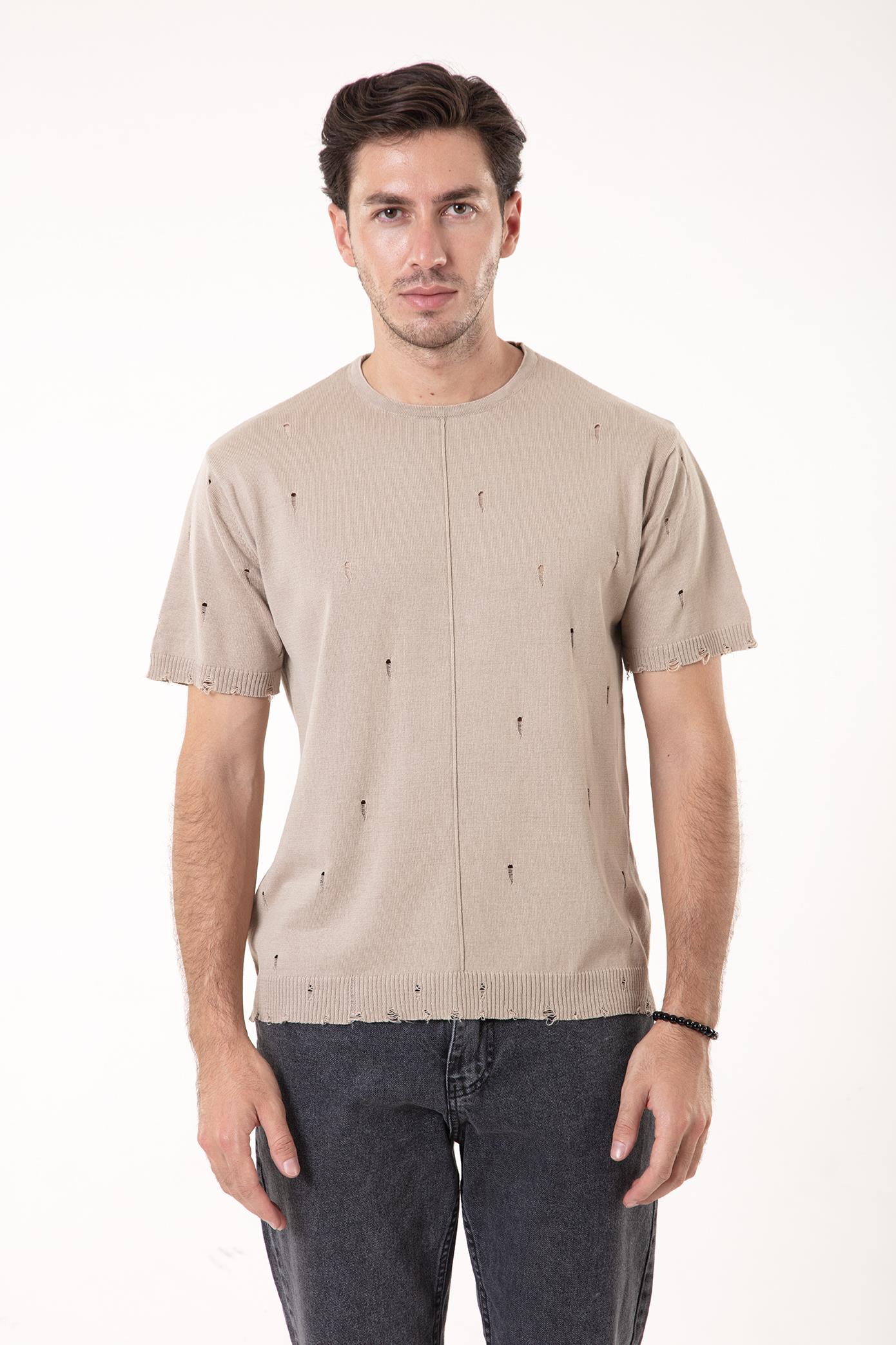 Kısa Kol Triko T-Shirt