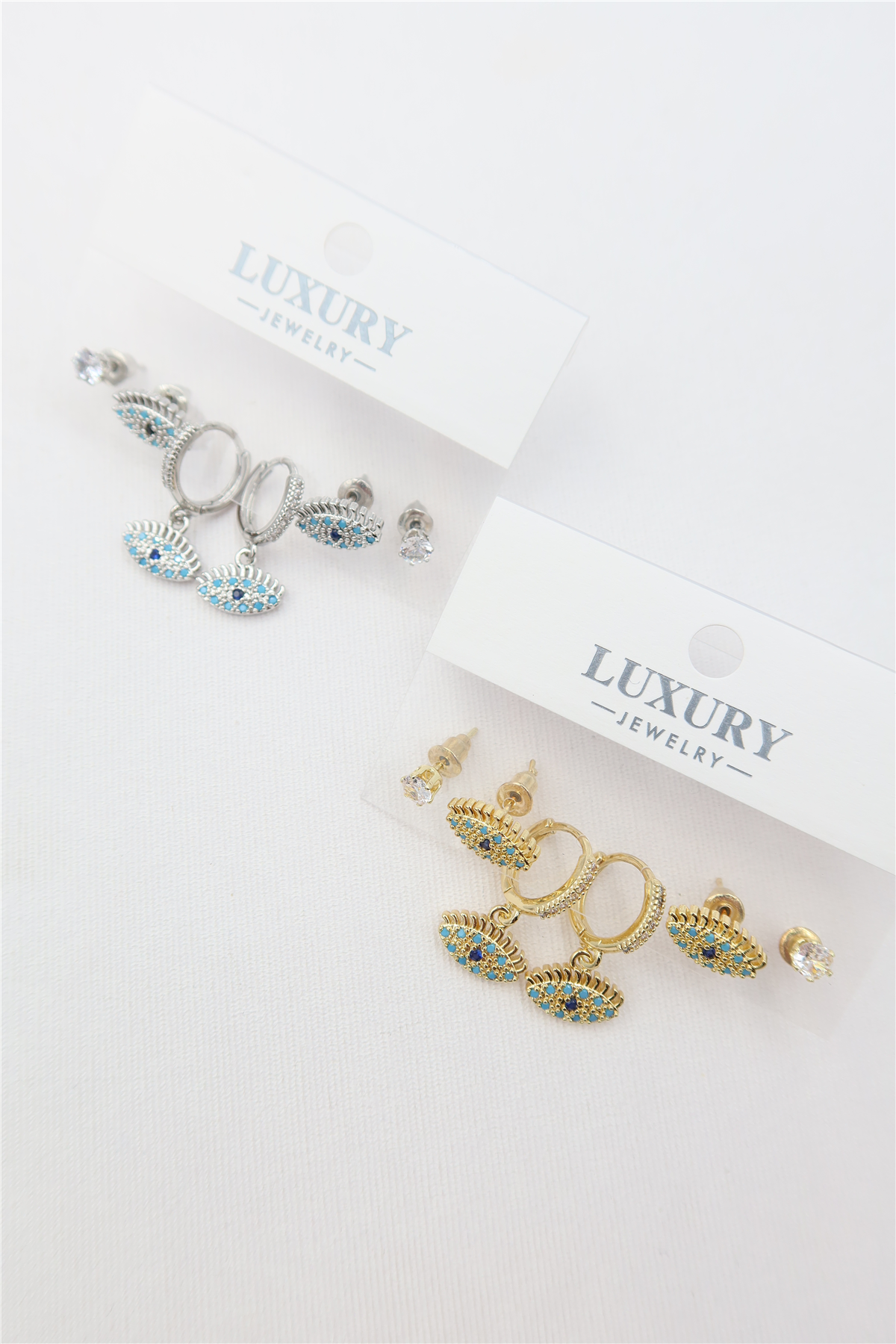 Luxury 6lı Kombin Küpe Seti