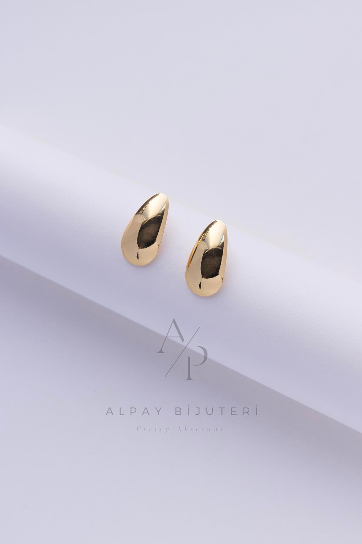 Damla Model Çelik Küpe