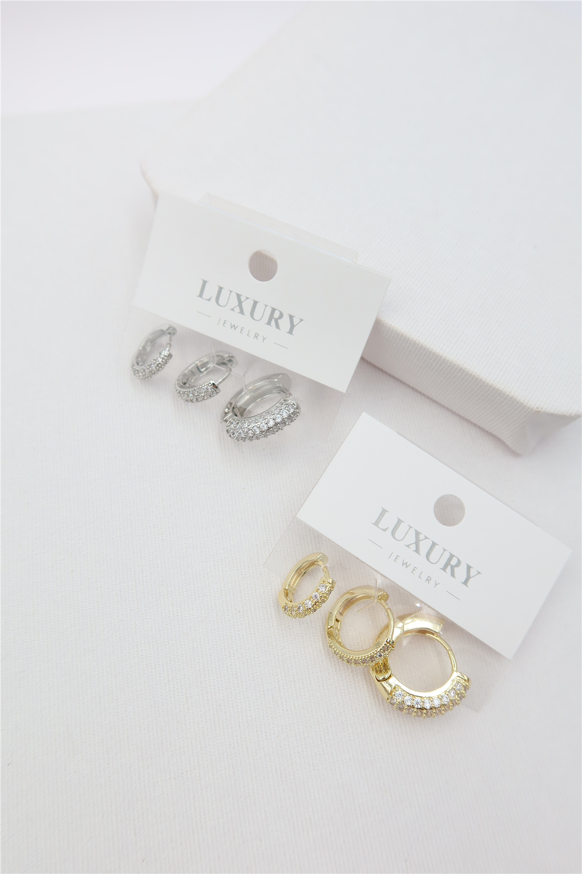 Luxury 3lü Küpe Set