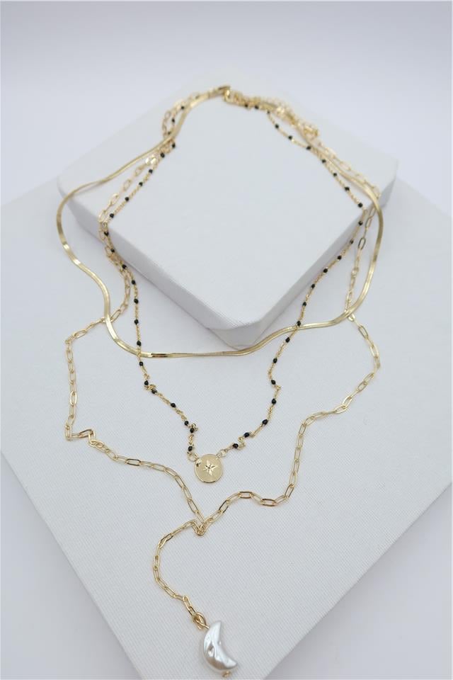 Luxury VIP Üçlü Kombin Kolye