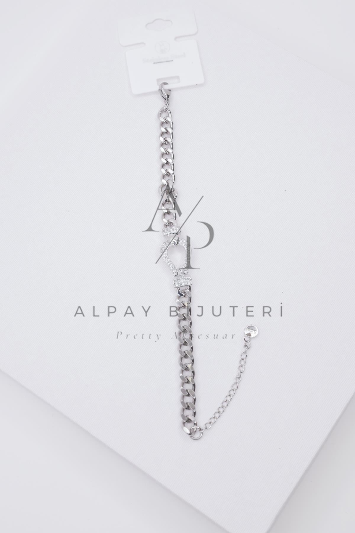 Şık Tasarım Çelik Bileklik