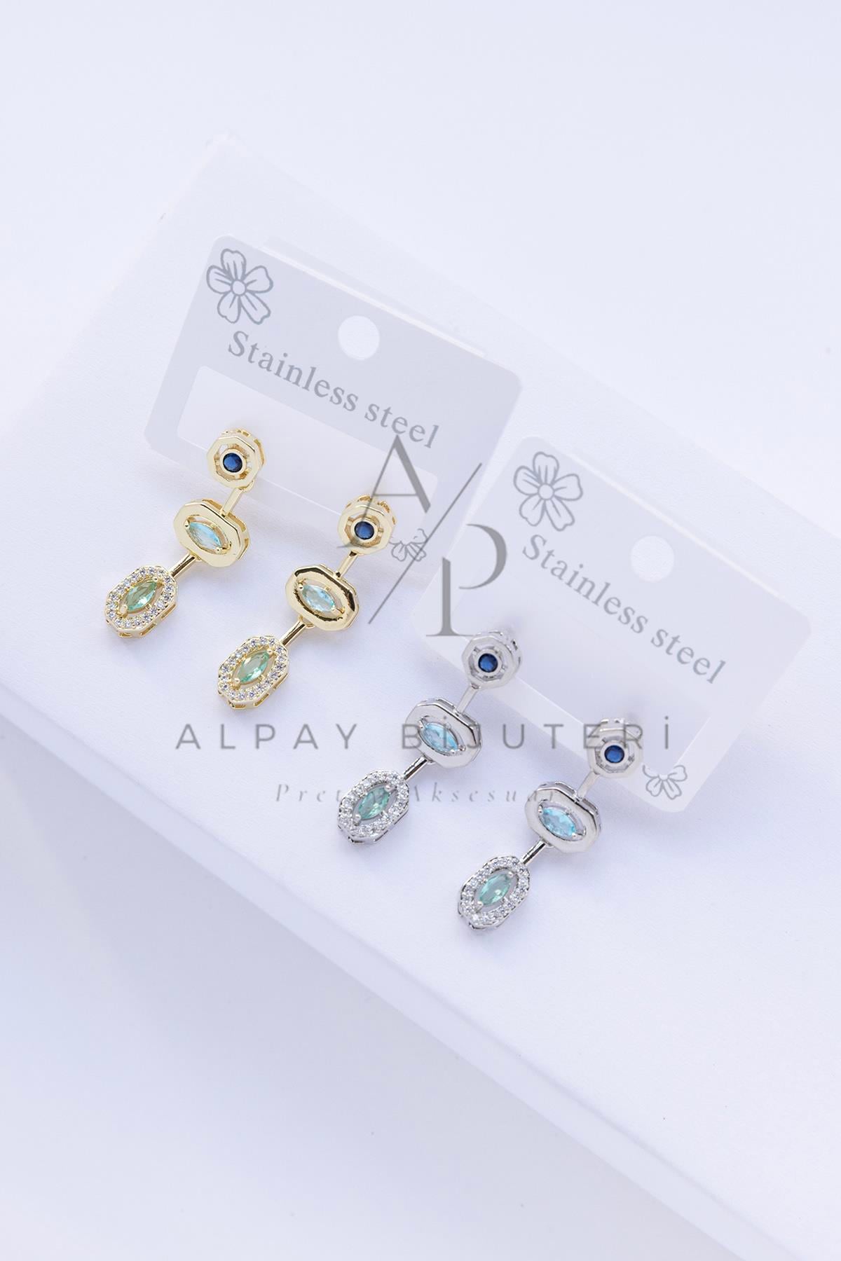 Şık Tasarım Çelik Küpe