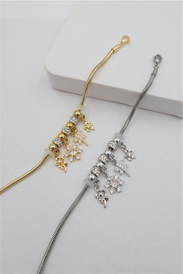 Çelik Charm Bileklik