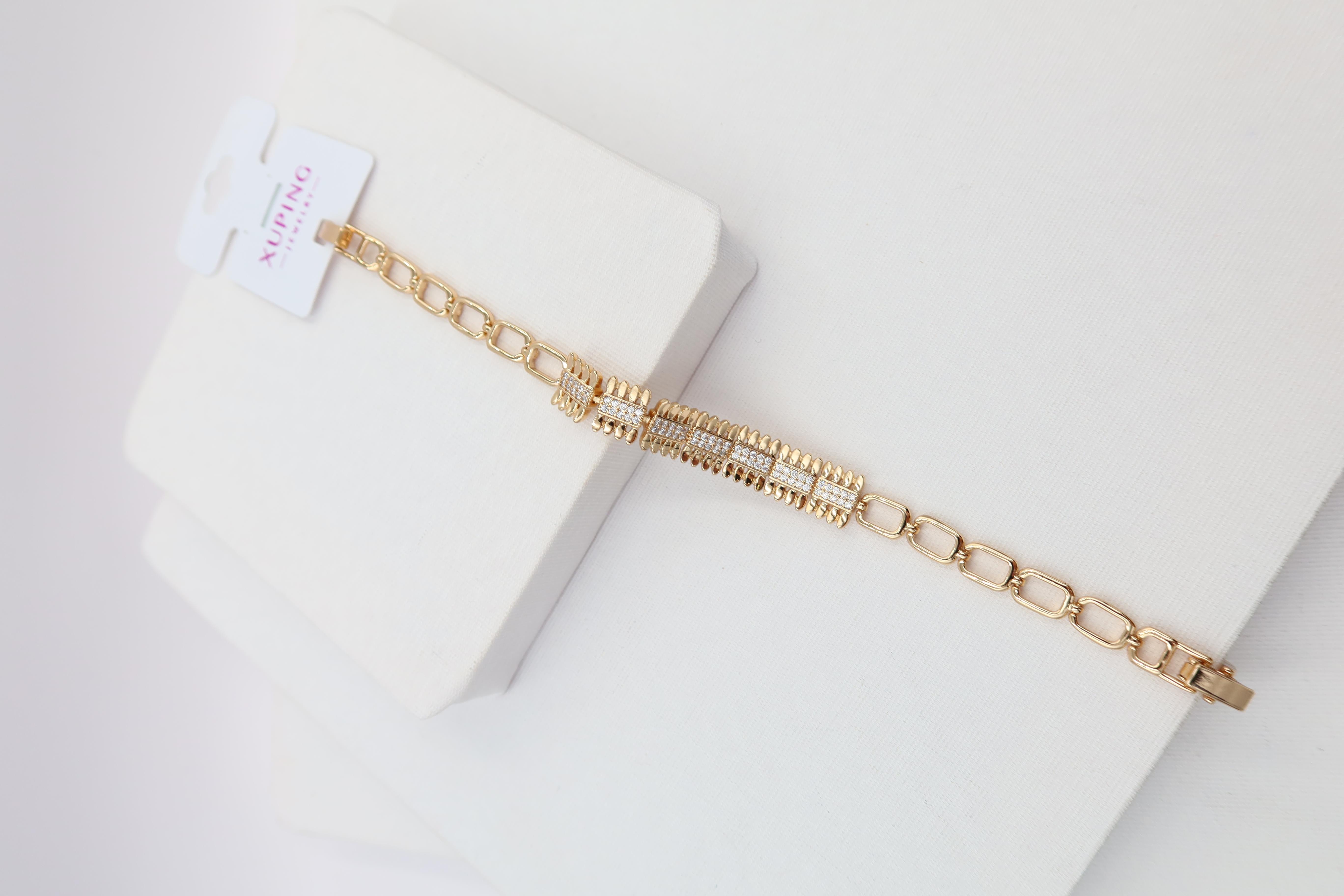 Rose Gold Şık Tasarım Xuping Bileklik