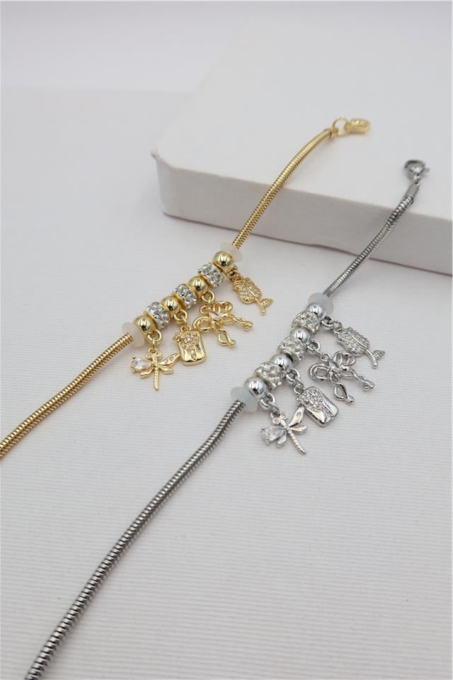 Çelik Charm Bileklik