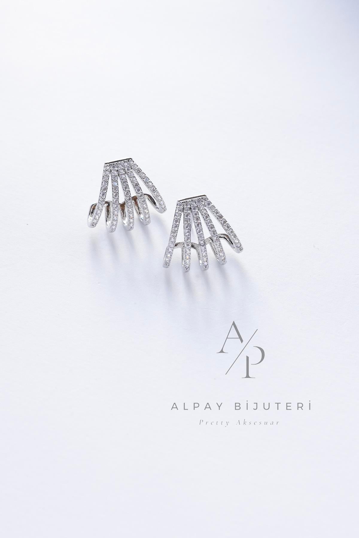 Zirkon Tasarım Küpe