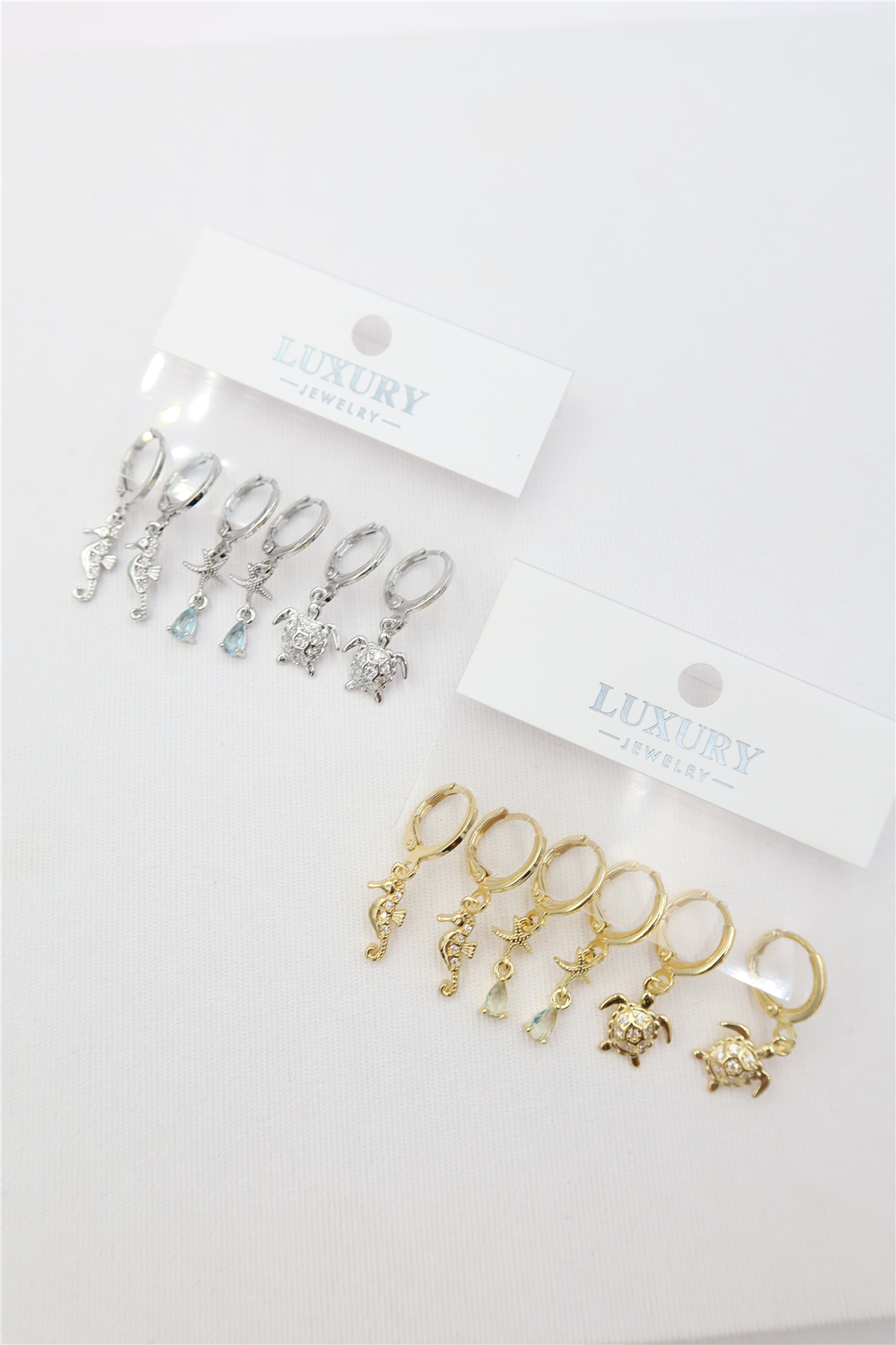 Luxury 6lı Kombin Küpe Seti