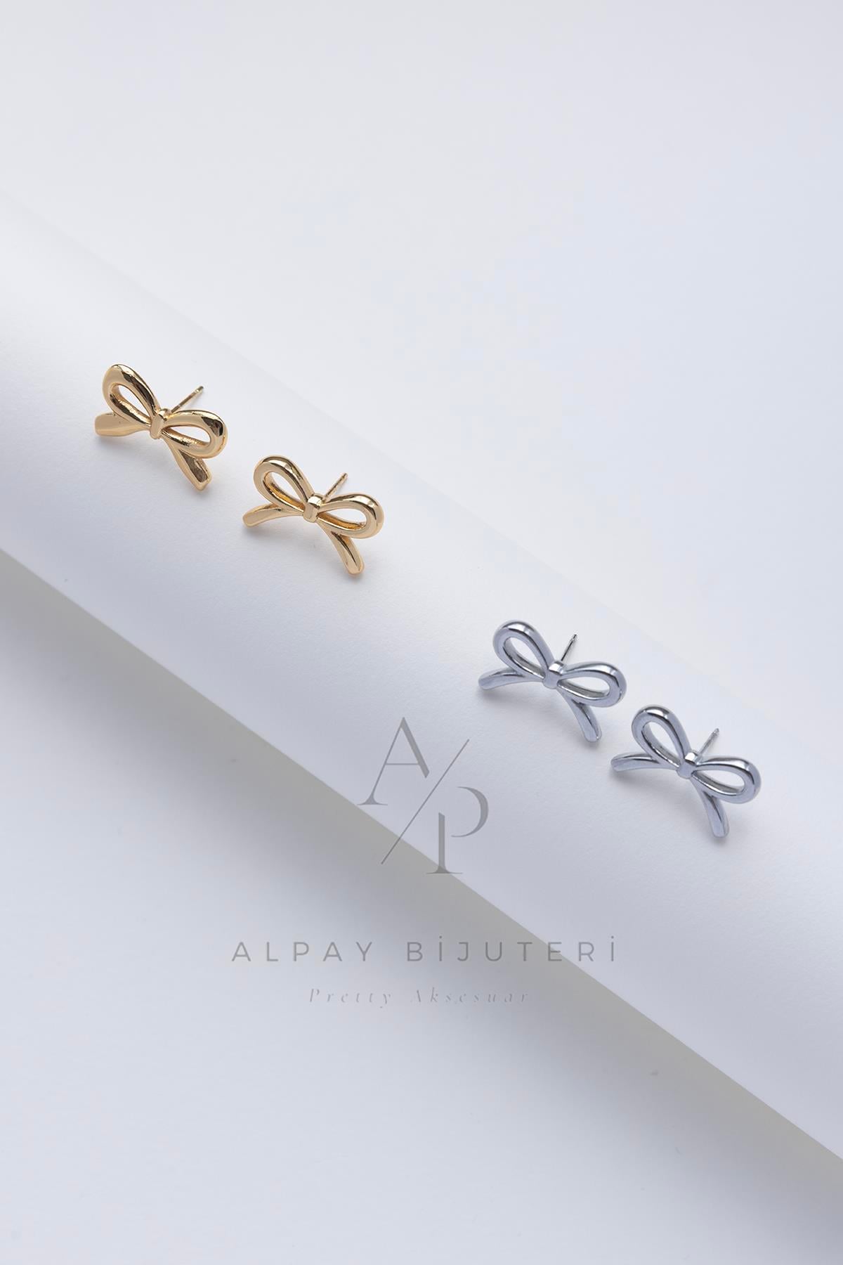 Minimal Kurdele Çelik Küpe 