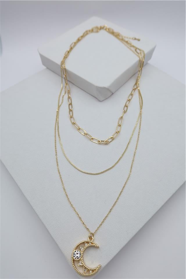 Luxury VIP Üçlü Kombin Kolye