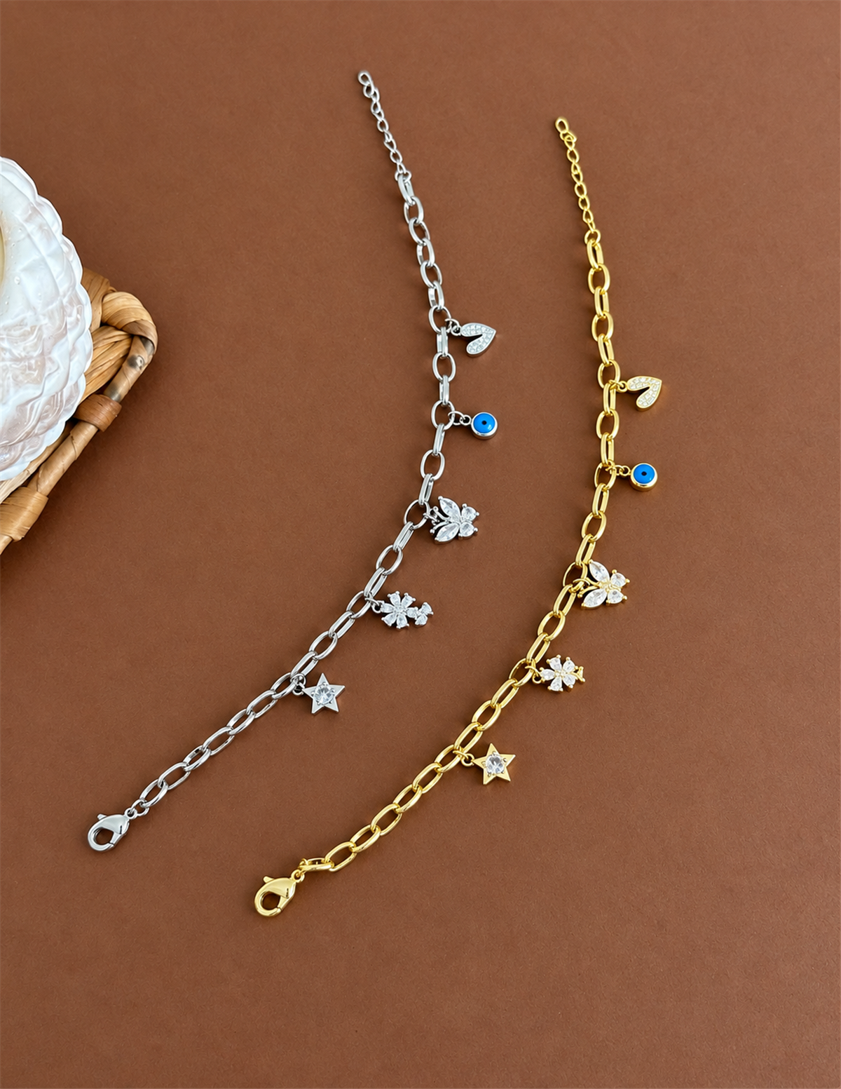 Çelik Charm Bileklik