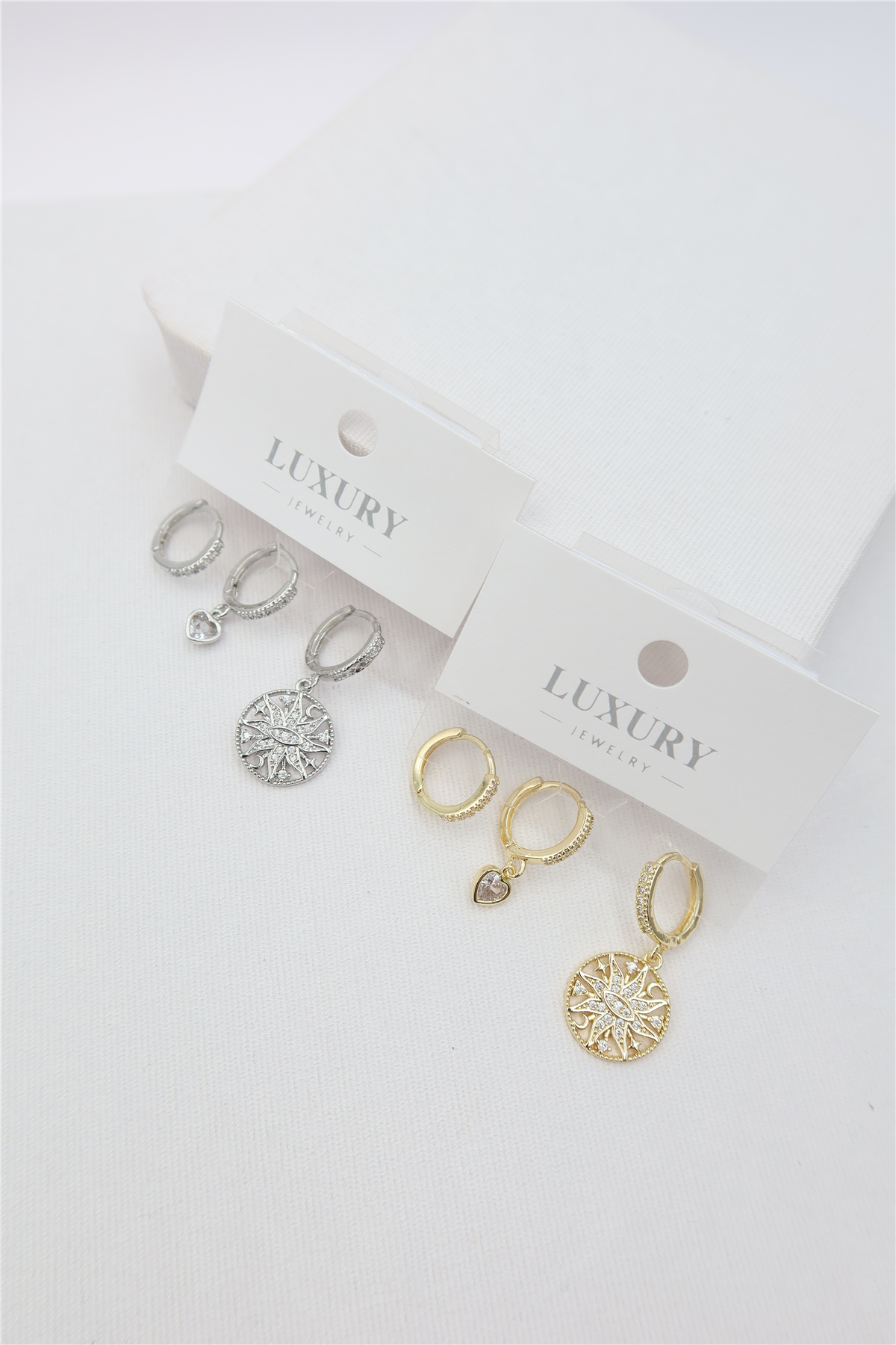 Luxury 3lü Küpe Set