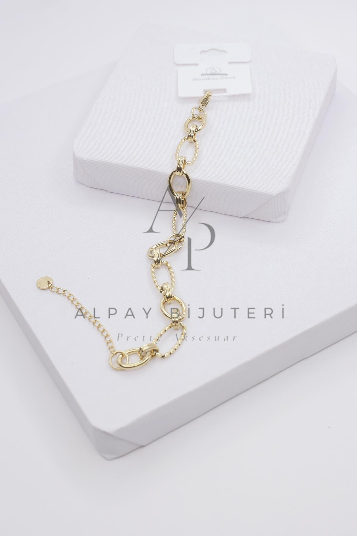 Şık Tasarım Çelik Bileklik