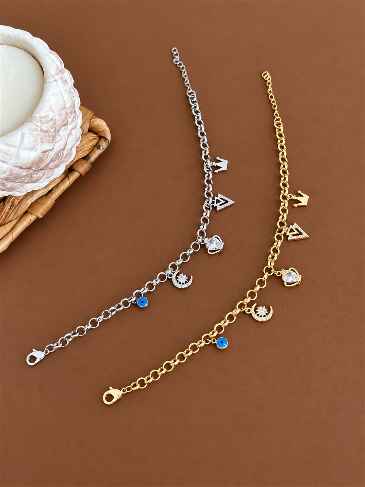 Çelik Charm Bileklik