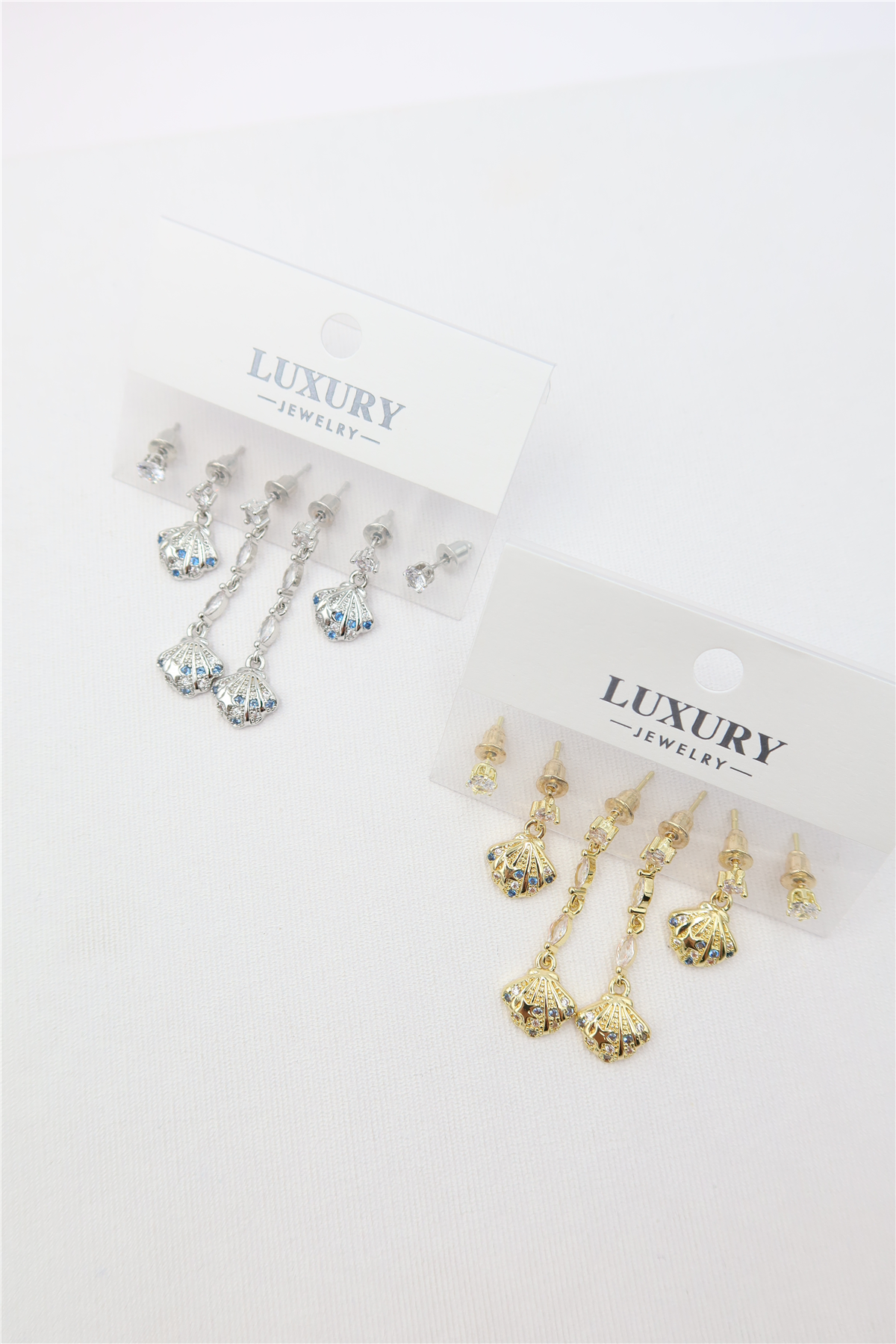Luxury 6lı Kombin Küpe Seti